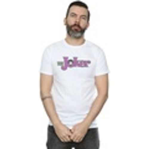 T-shirts a maniche lunghe The Joker Crackle Logo - Dc Comics - Modalova