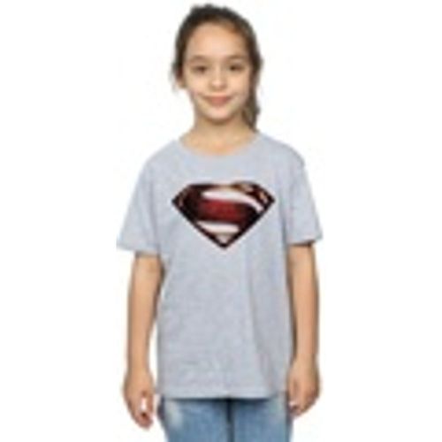 T-shirts a maniche lunghe Justice League Movie Superman Emblem - Dc Comics - Modalova