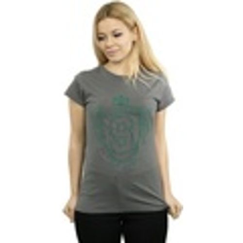 T-shirts a maniche lunghe Slytherin Serpent Crest - Harry Potter - Modalova