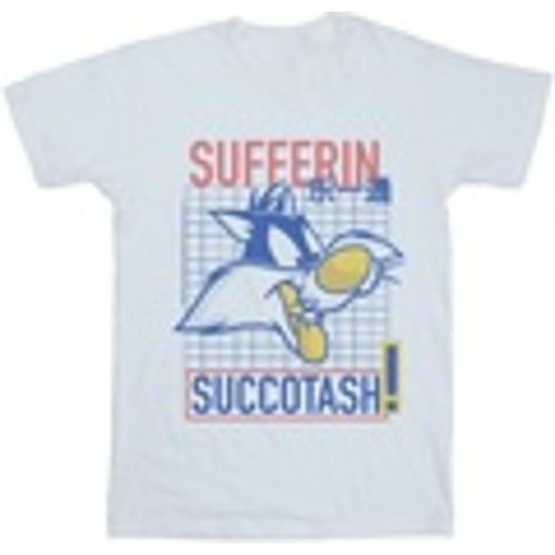 T-shirts a maniche lunghe Sylvester Sufferin Succotash - Dessins Animés - Modalova