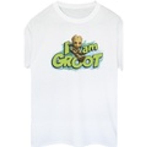 T-shirts a maniche lunghe Guardians Of The Galaxy I Am Groot Jumping - Marvel - Modalova