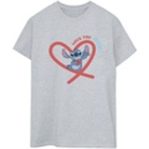 T-shirts a maniche lunghe Lilo Stitch Love You Mum - Disney - Modalova