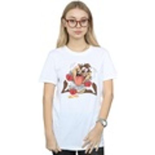 T-shirts a maniche lunghe Taz Valentine's Day Madly In Love - Dessins Animés - Modalova