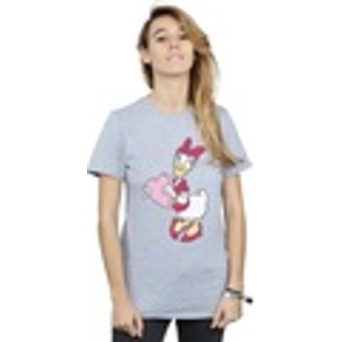 T-shirts a maniche lunghe Daisy Duck Love Heart - Disney - Modalova