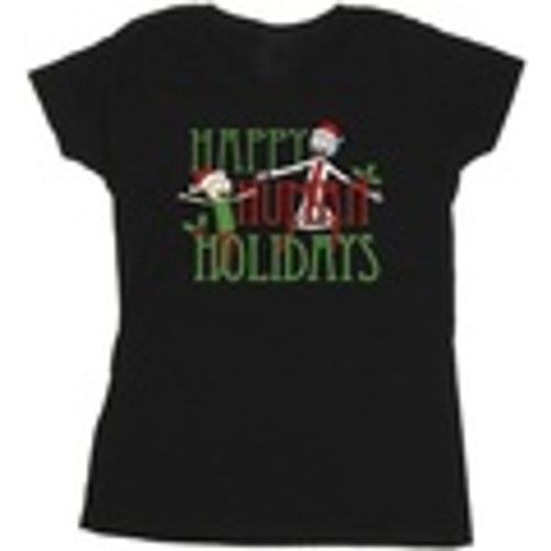 T-shirts a maniche lunghe Happy Human Holidays - Rick And Morty - Modalova