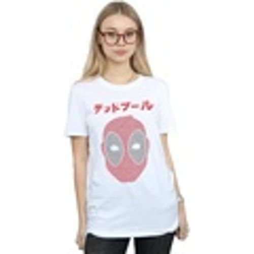 T-shirts a maniche lunghe Deadpool Japanese Seigaiha Head - Marvel - Modalova