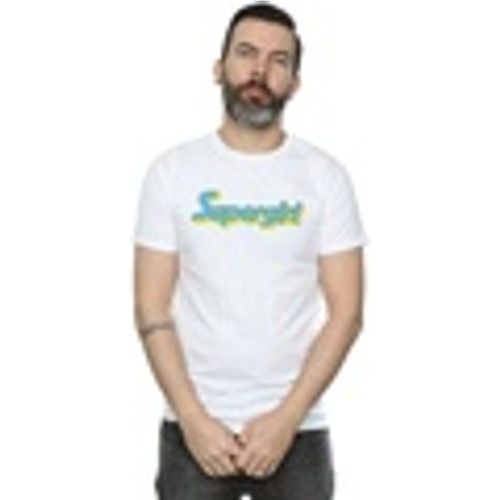 T-shirts a maniche lunghe Supergirl Text Logo - Dc Comics - Modalova