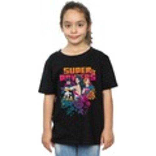 T-shirts a maniche lunghe Super Powers Neon Floral - Dc Comics - Modalova
