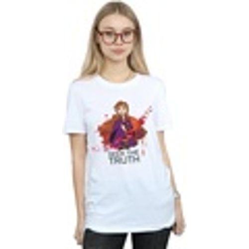 T-shirts a maniche lunghe Frozen 2 Anna Seek The Truth Wind - Disney - Modalova