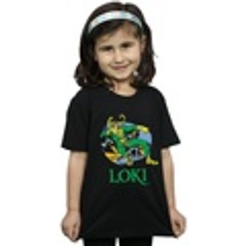 T-shirts a maniche lunghe Loki Throne - Marvel - Modalova