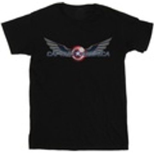 T-shirts a maniche lunghe Falcon And The Winter Soldier Captain America Logo - Marvel - Modalova