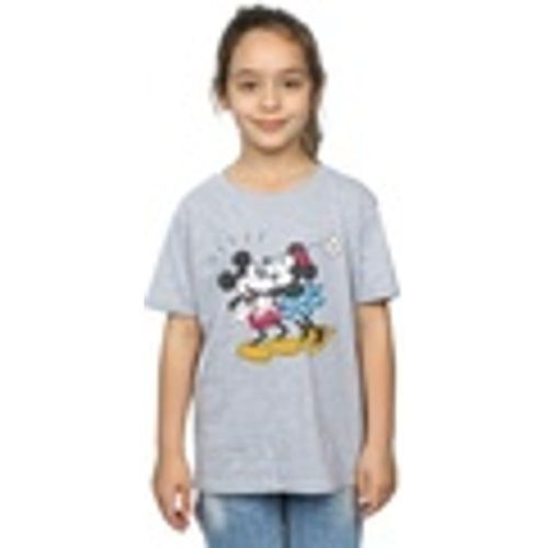 T-shirts a maniche lunghe Mickey Mouse Mickey And Minnie Kiss - Disney - Modalova