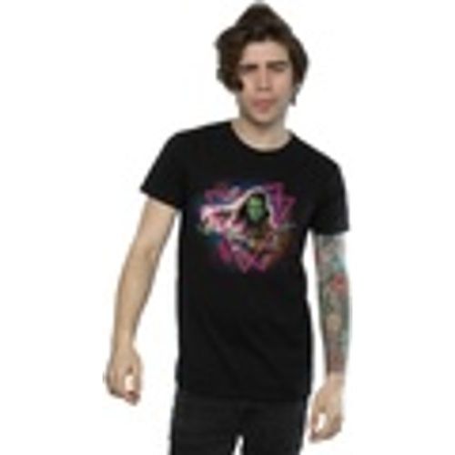 T-shirts a maniche lunghe Guardians Of The Galaxy Neon Gamora - Marvel - Modalova