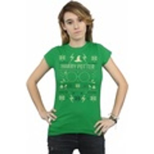 T-shirts a maniche lunghe Christmas Pattern - Harry Potter - Modalova