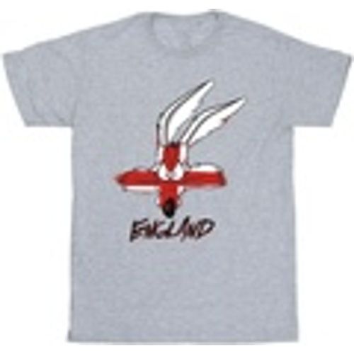 T-shirts a maniche lunghe Coyote England Face - Dessins Animés - Modalova