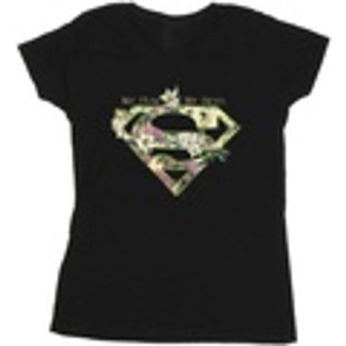 T-shirts a maniche lunghe Superman My Mum My Hero - Dc Comics - Modalova