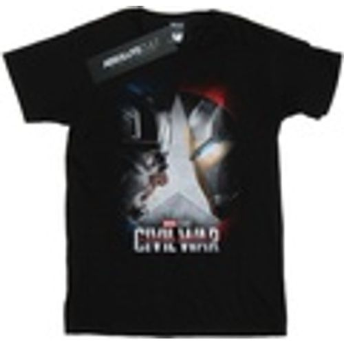 T-shirts a maniche lunghe Captain America Civil War Poster - Marvel Studios - Modalova