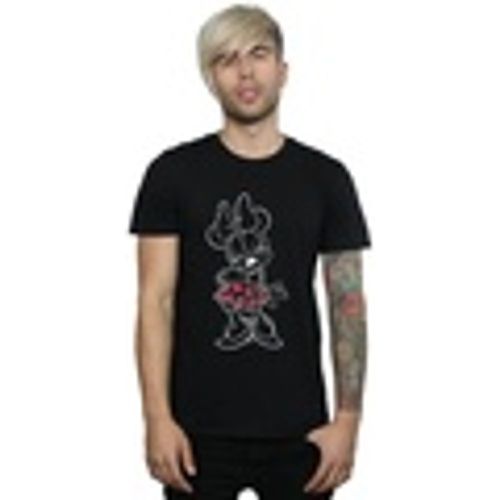 T-shirts a maniche lunghe Minnie Mouse Outline Polka Dot - Disney - Modalova