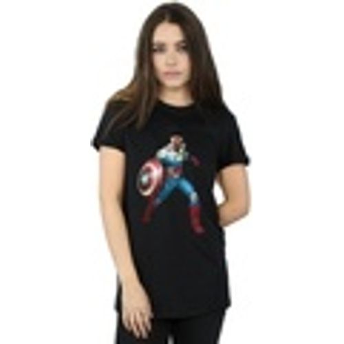 T-shirts a maniche lunghe Falcon Is Captain America - Marvel - Modalova