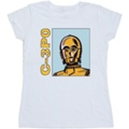 T-shirts a maniche lunghe C3PO Line Art - Disney - Modalova