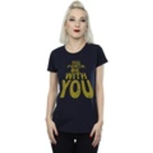 T-shirts a maniche lunghe May The Force Be With You - Disney - Modalova