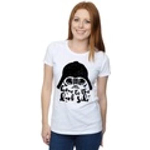 T-shirts a maniche lunghe Darth Vader Come To The Dark Side Sketch - Disney - Modalova