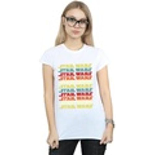 T-shirts a maniche lunghe Retro Repeat Logo - Disney - Modalova