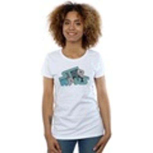 T-shirts a maniche lunghe Death Star Jumble Logo - Disney - Modalova