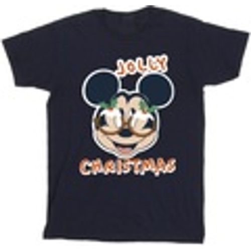T-shirts a maniche lunghe Mickey Mouse Jolly Christmas Glasses - Disney - Modalova