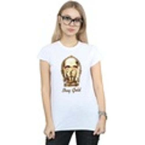 T-shirts a maniche lunghe The Rise Of Skywalker C-3PO Stay Gold - Disney - Modalova
