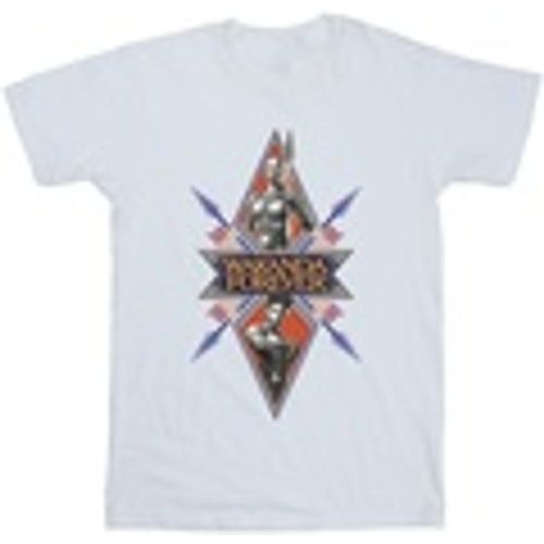 T-shirts a maniche lunghe Wakanda Forever Tribal Spear Chest - Marvel - Modalova