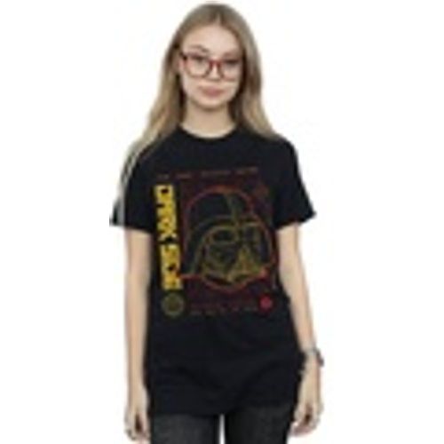 T-shirts a maniche lunghe Darth Vader Dark Grid - Disney - Modalova