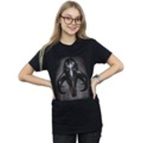 T-shirts a maniche lunghe The Mandalorian Mythosaur Skull - Disney - Modalova