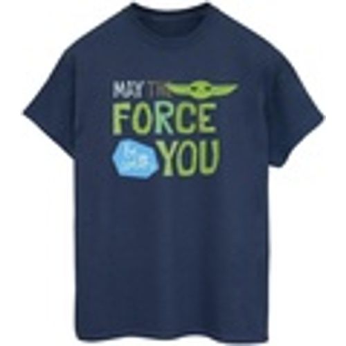 T-shirts a maniche lunghe The Mandalorian May The Force Be With You - Disney - Modalova
