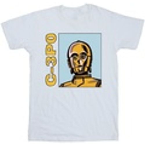 T-shirts a maniche lunghe C3PO Line Art - Disney - Modalova