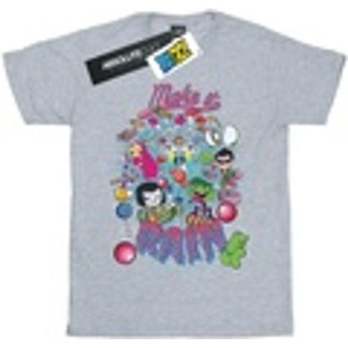 T-shirts a maniche lunghe Teen Titans Go Make It Rain - Dc Comics - Modalova