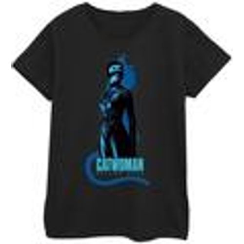 T-shirts a maniche lunghe The Batman Catwoman Silhouette - Dc Comics - Modalova