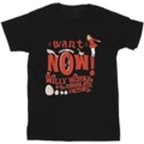 T-shirts a maniche lunghe Verruca Salt I Want It Now - Willy Wonka - Modalova