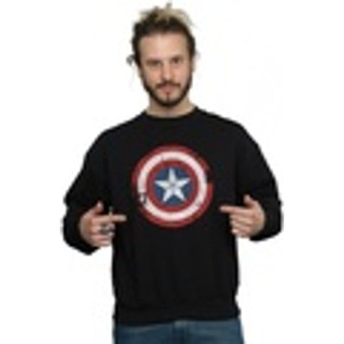Felpa Captain America Civil War Distressed Shield - Marvel - Modalova