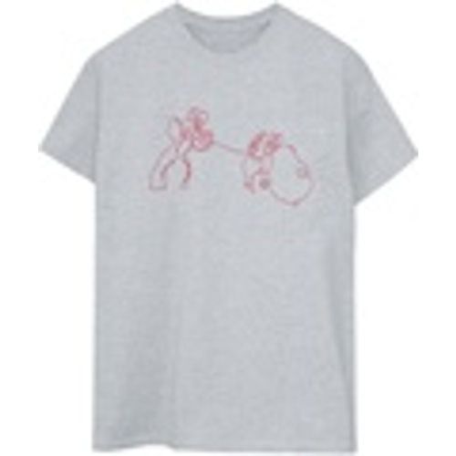 T-shirts a maniche lunghe Lady And The Tramp Spaghetti Outline - Disney - Modalova