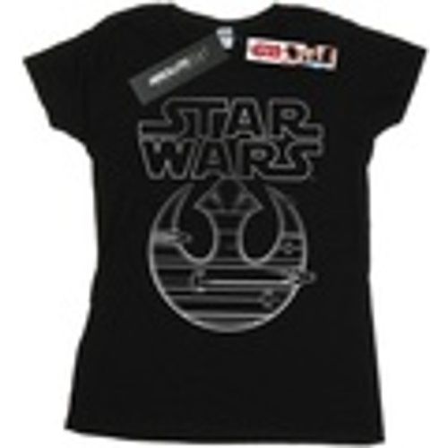 T-shirts a maniche lunghe The Last Jedi Resistance Logo Metallic - Disney - Modalova