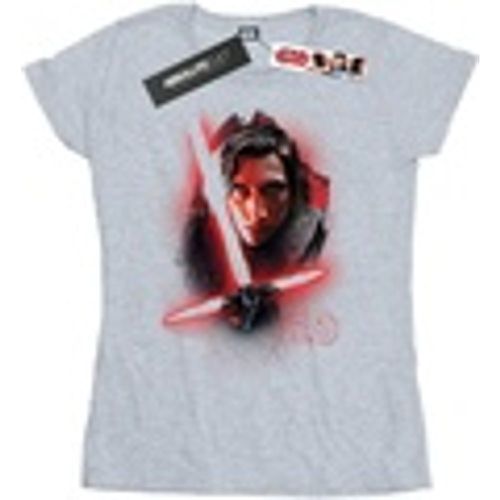 T-shirts a maniche lunghe The Last Jedi Kylo Ren Brushed - Disney - Modalova