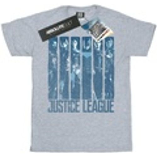 T-shirts a maniche lunghe Justice League Movie Double Indigo - Dc Comics - Modalova