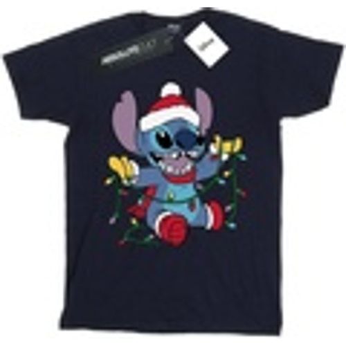 T-shirts a maniche lunghe Lilo And Stitch Christmas Lights - Disney - Modalova