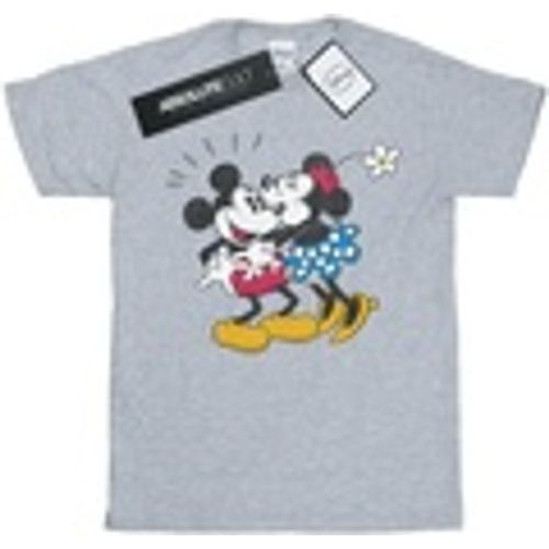 T-shirts a maniche lunghe Mickey Mouse Mickey And Minnie Kiss - Disney - Modalova