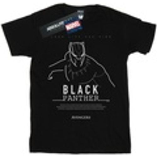 T-shirts a maniche lunghe Black Panther Long Live The King - Marvel - Modalova