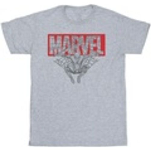 T-shirts a maniche lunghe Spider Man Logo Red - Marvel - Modalova