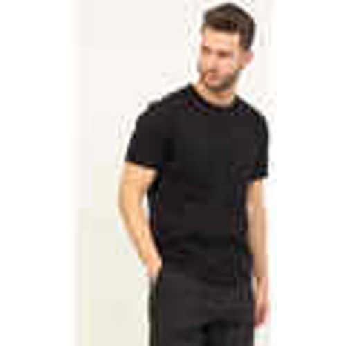 T-shirt & Polo T-shirt nera girocollo slim fit in cotone - Boss - Modalova