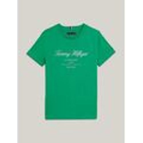 T-shirt & Polo KB0KB08803-L4B OLYMPIC GREEN - Tommy Hilfiger - Modalova