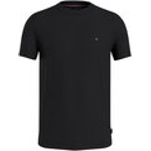 T-shirt & Polo T-shirt nera con mini logo - Tommy Hilfiger - Modalova